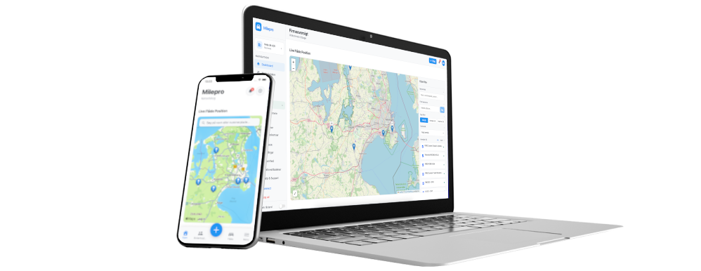 MilePro på MacBook og iPhone